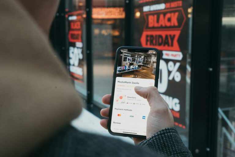 Online-Shopping und Conversion während der Black-Friday-Saison